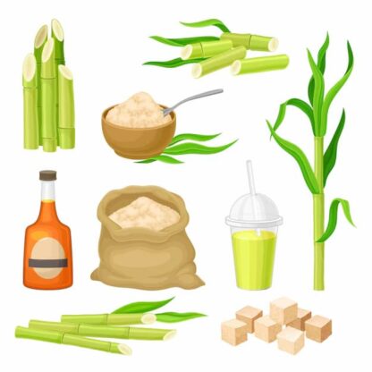 Chất tạo ngọt tự nhiên như mạch nha, mật mía, đường mía, đường phèn dùng thay thế đường tinh luyện